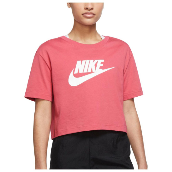 Nike Γυναικεία κοντομάνικη μπλούζα Sportswear Essential crop